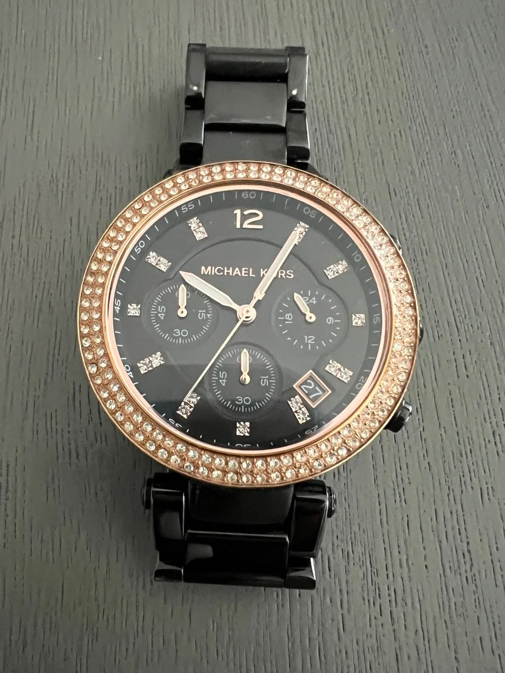 Michael Kors Black Watch-Used